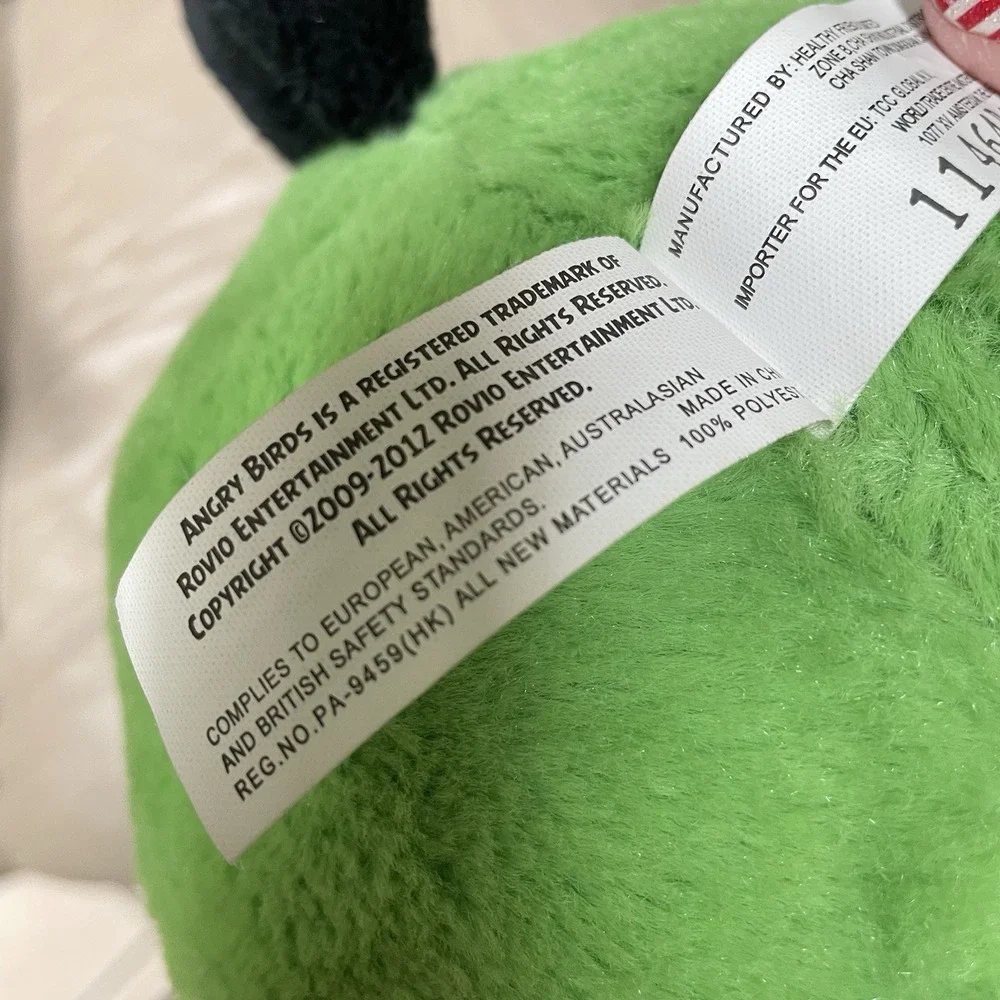 Angry Birds Hal Toucan Green Bird Plush 8